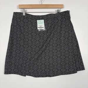 NWT RipSkirt Skirt Womens XL Black Pearl Batik Wrap Knee Length Travel Casual